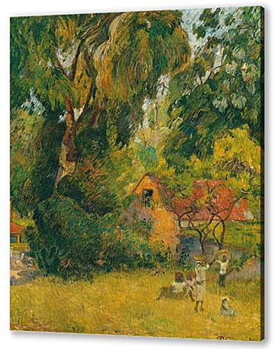 Постер Huts under the Trees	
 артикул 70070