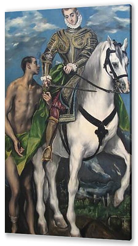 Постер Saint Martin and The Begger артикул 70788