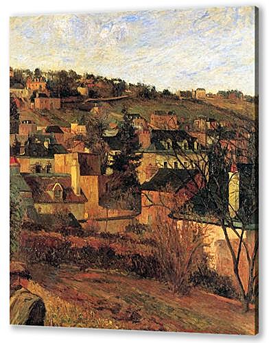 Постер Blaue Daecher bei Rouen	
 артикул 70950