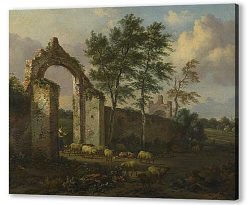 Постер (плакат) A Landscape with a Ruined Archway
 артикул 72164
