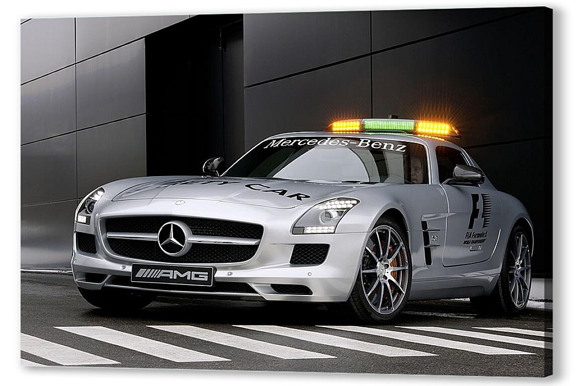 Постер (плакат) Mercedes SLS AMG артикул 7254