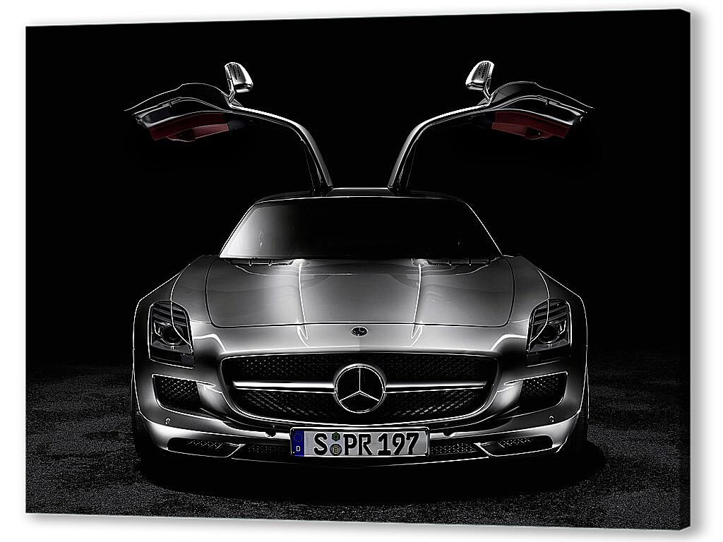 Постер (плакат) Mercedes SLS AMG артикул 7257