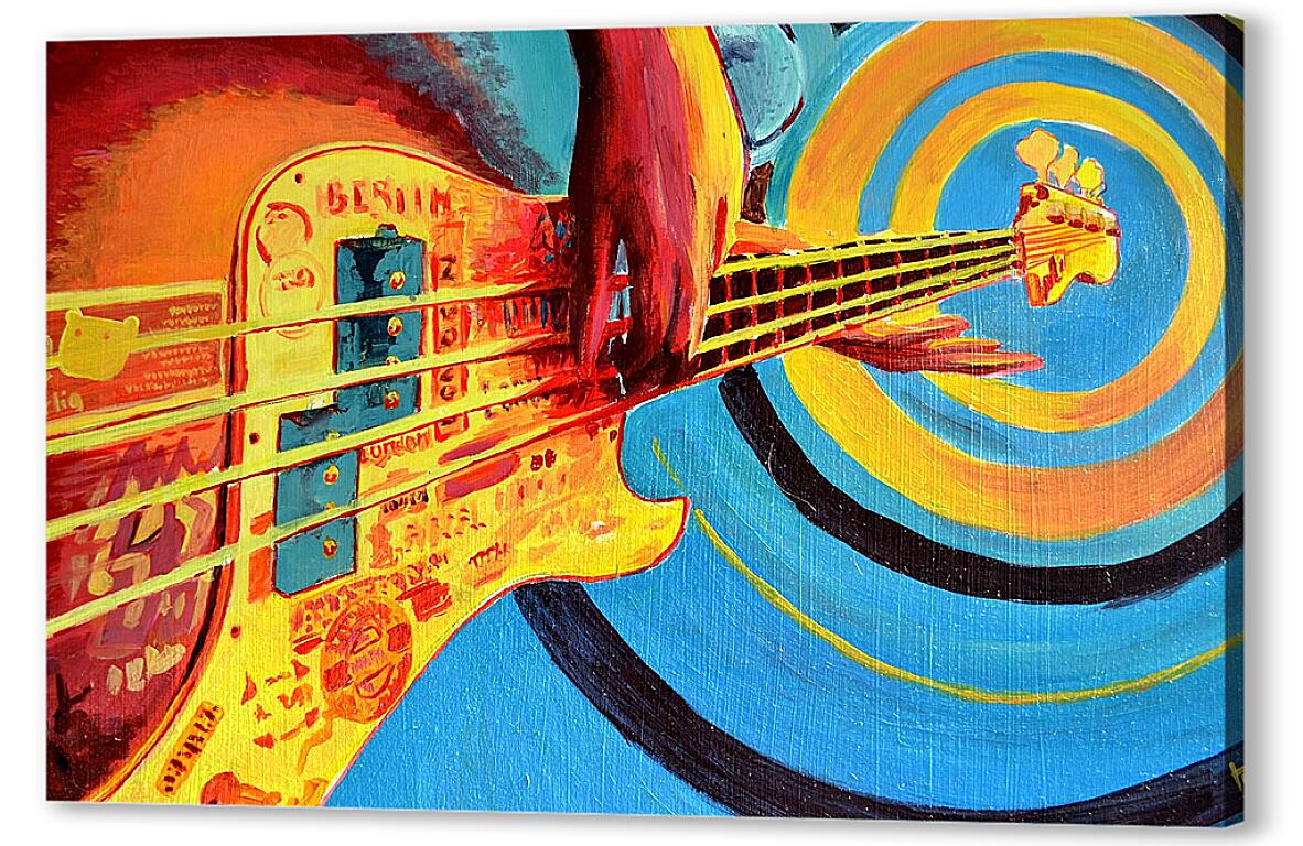 Гитара в абстрактной живописи