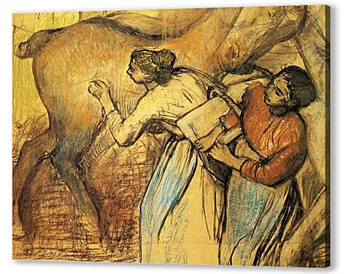 Постер (плакат) Blanchisseuses et cheval	
 артикул 73236