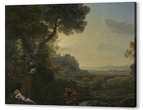 Постер Landscape with Narcissus and Echo
 артикул 73630