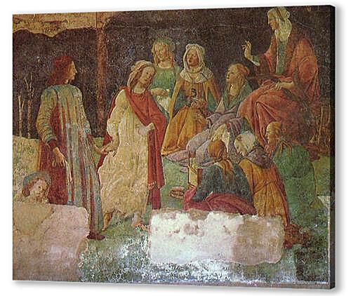 Постер Lorenzo Tornabuoni before Allegorien sieve free arts (fragment) артикул 73896