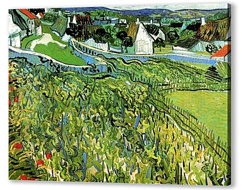 Постер (плакат) Vineyards with a View of Auvers
 артикул 74176