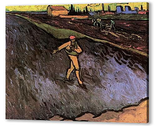 Постер The Sower Outskirts of Arles in the Background
 артикул 74208