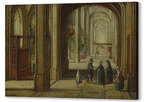 Постер (плакат) The Interior of a Gothic Church looking East
 артикул 74611