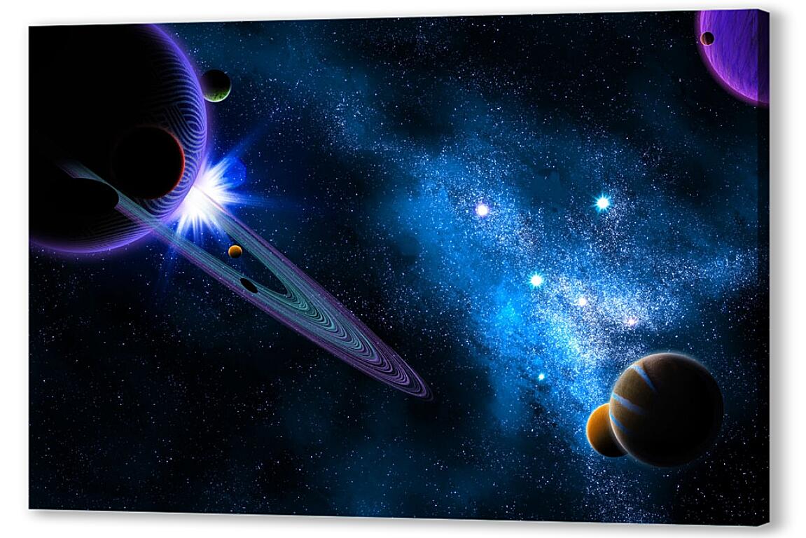 Постер Космос, планеты артикул 7515