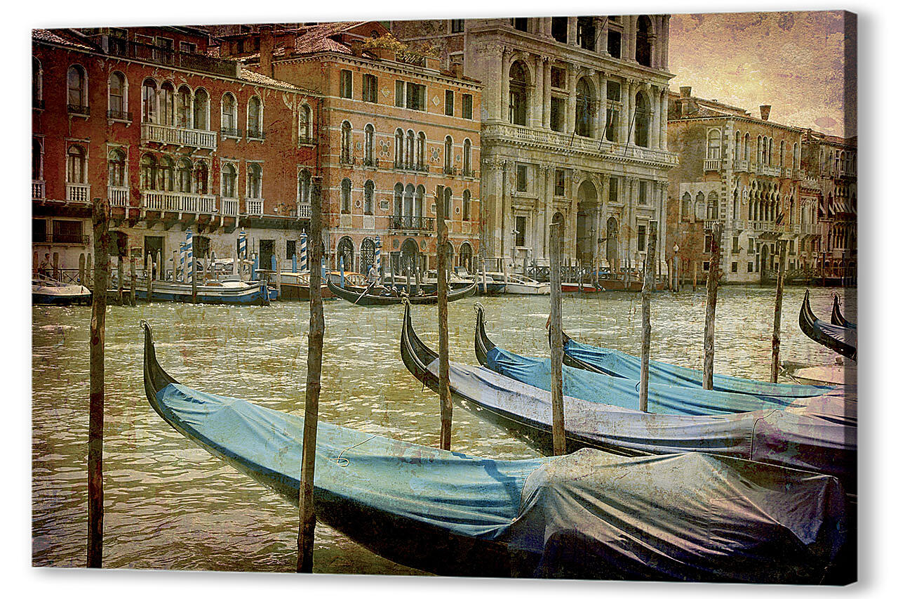 Постер (плакат) Венеция гранж артикул 76078