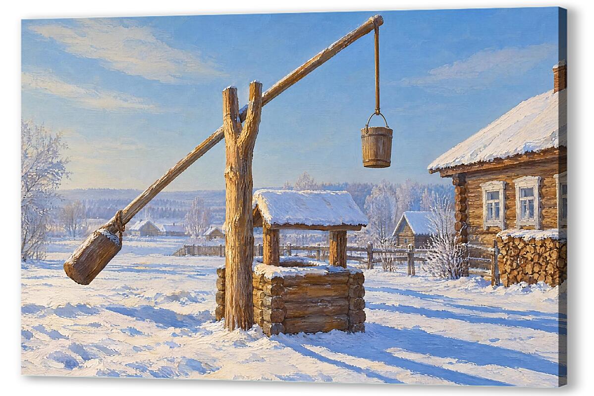 Постер Колодезный журавль артикул vs0498