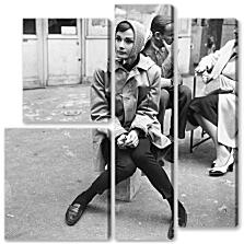 Модульная картина - Audrey Hepburn Loafers