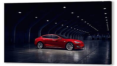 Постер (плакат) - Red Tesla
