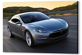 Постер (плакат) - Tesla Model S