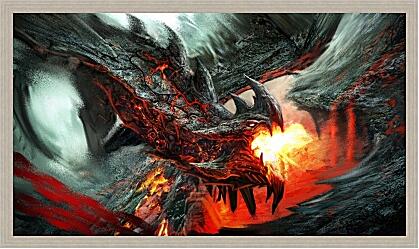 Картина - Огнедышащий дракон