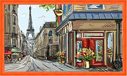 Картина - Улица Парижа