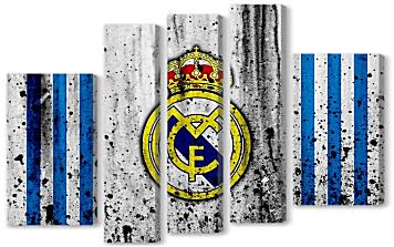 Модульная картина - Футбольный клуб Real Madrid