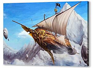 Постер (плакат) - Пиратский корабль