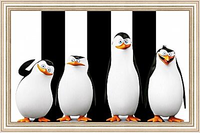 Картина - Пингвины из Мадагаскара