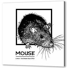 Постер (плакат) - Мышка
