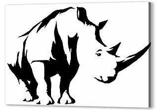 Постер (плакат) - Носорог