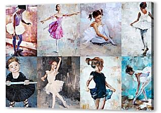 Постер (плакат) - Маленькие балерины