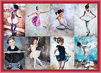 Картина - Маленькие балерины
