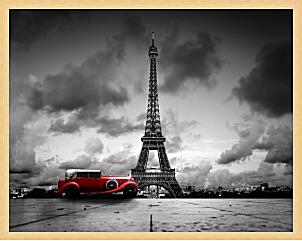 Картина - Красный автомобиль