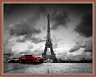 Картина - Красный автомобиль