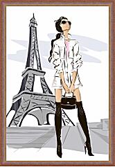 Картина - Прогулка по Парижу