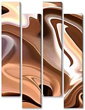 Модульная картина - Шоколад со сливками 1