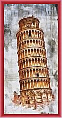 Картина - Пизанская башня