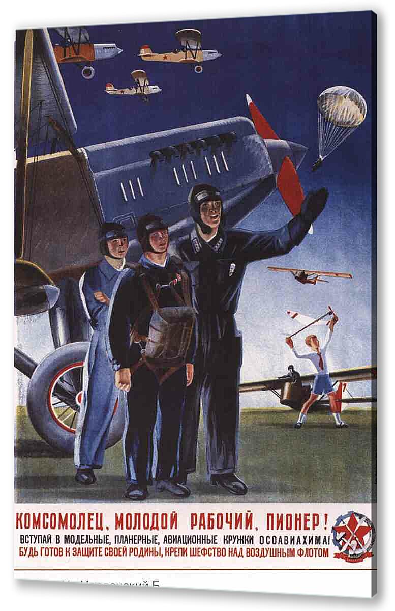 Постер (плакат) - Самолеты и авиация|СССР_0004
