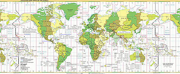 Картина - Панорамная карта мира
