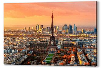 Постер (плакат) - Панорама Парижа