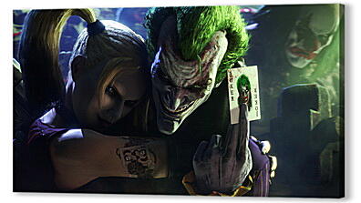 Постер (плакат) - batman, arkham city, joker
