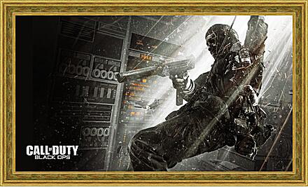 Картина - call of duty black ops, soldier, gun
