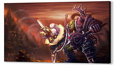 Постер (плакат) - world of warcraft, wow, orc