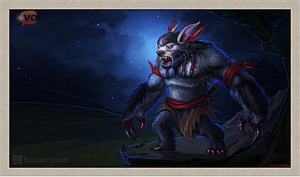 Картина - ursa warrior, dota 2, radiant protector set
