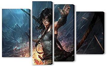 Модульная картина - Tomb Raider
