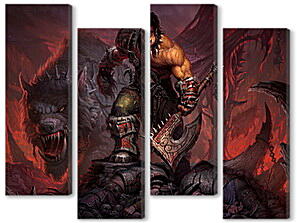Модульная картина - World Of Warcraft: Warlords Of Draenor
