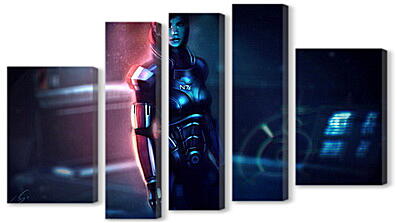 Модульная картина - Mass Effect
