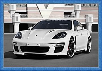 Картина - Porsche Panamera белый