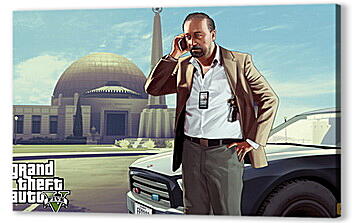 Постер (плакат) - Grand Theft Auto V
