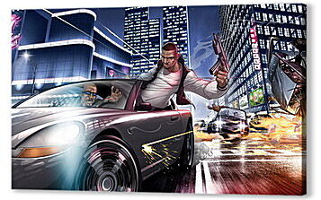 Постер (плакат) - Grand Theft Auto: Ballad Of Gay Tony

