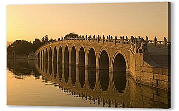 Постер (плакат) - Мост Marco Polo в Пекине