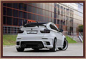 Картина - BMW X6 белый