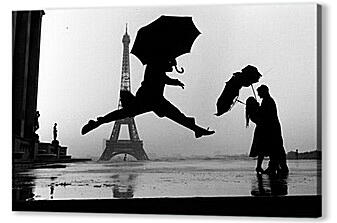 Постер (плакат) - Романтичный Париж
