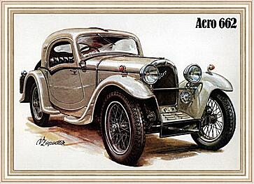 Картина - Retro cars - Ретро автомобили